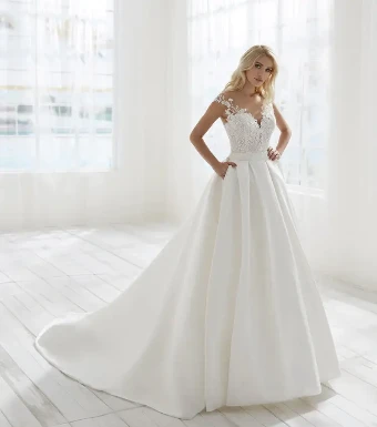Randy Fenoli Barbara Skirt #0 Ivory thumbnail