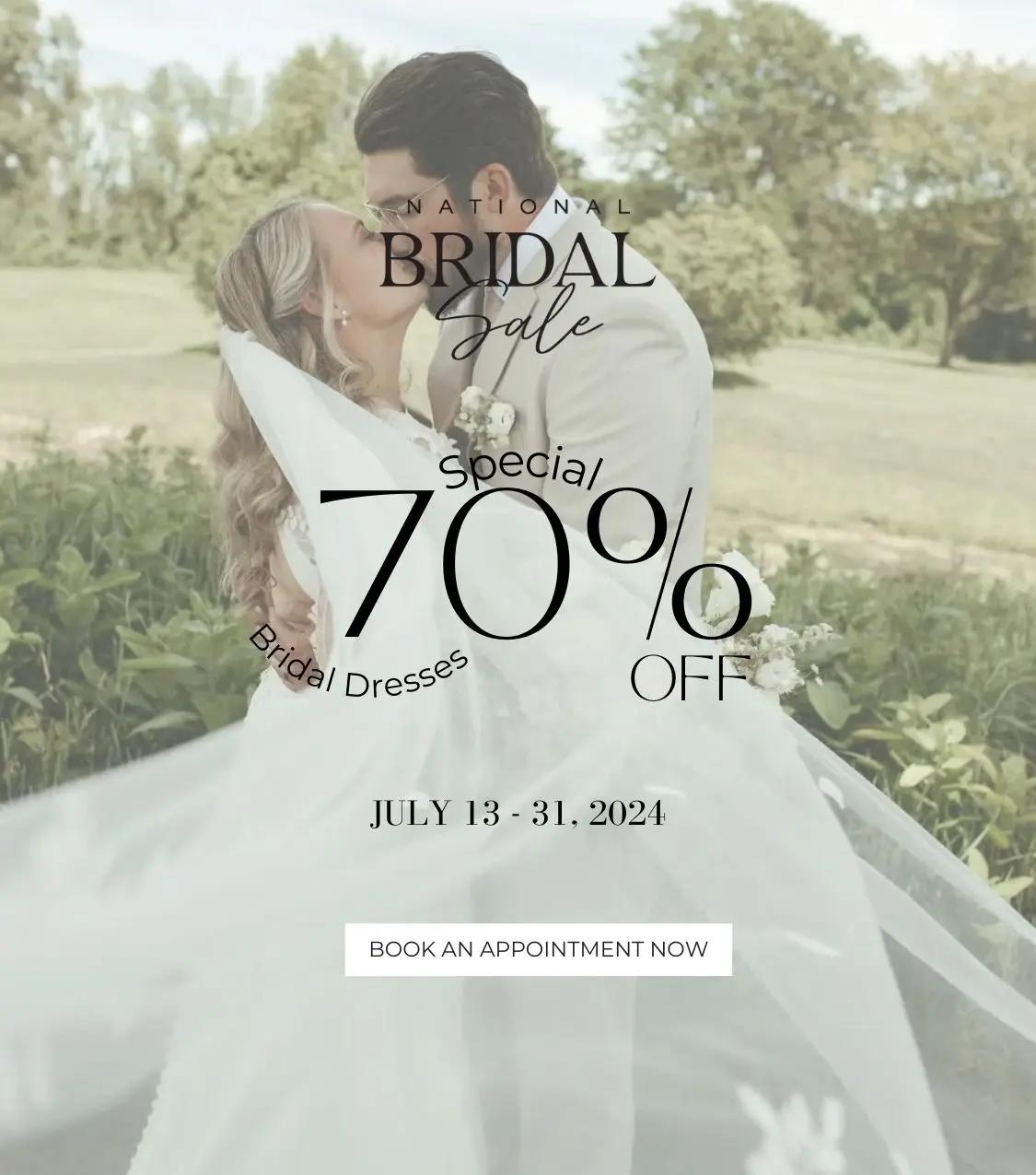 National Bridal Sale at Bella Bridal Gallery